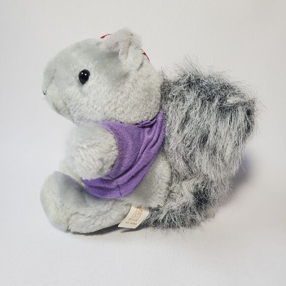 Vintage Squirrel Plush Removable Shirt Girl Scouts Virginia - Picture 2 of 3